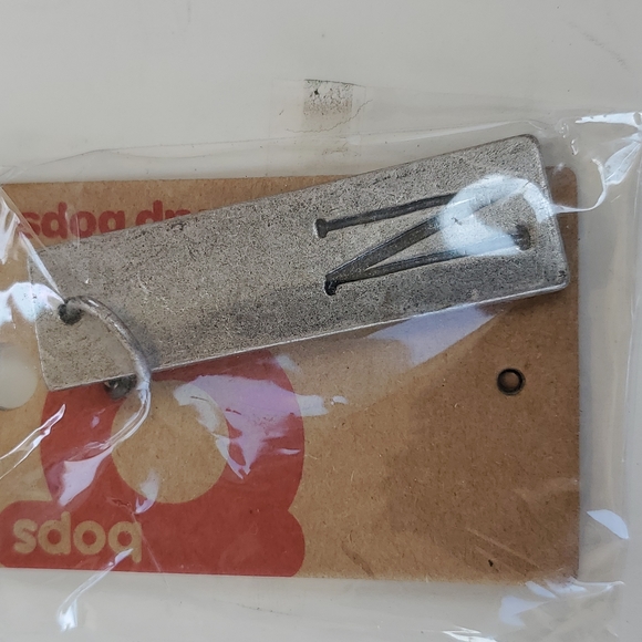 Boutique Swap Bops Adornment Charm Thin Rectangle N Any Necklace or Bracelet - Picture 4 of 6